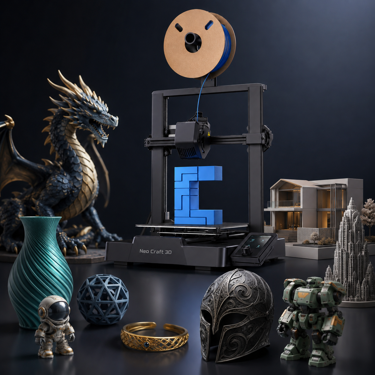 Creality 3D Ender-3 v3 SE Printer Dual Z-axis Capable Sprinte Direct Extruder Worry-free Auto Leveling Faster Printing Speed